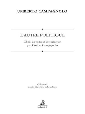 cover image of L'autre politique